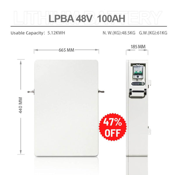 Felicity LiFePO4 Storage Battery 5.12kWh